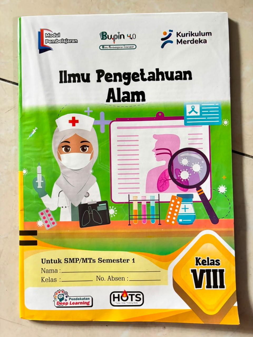Buku Ilmu Pengetahuan Alam - Kelas VIII (8)